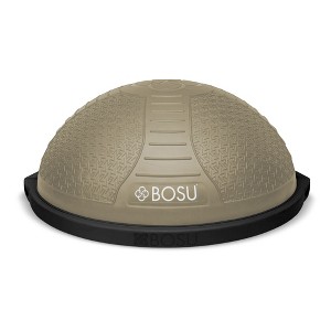Bosu NEXGEN Balance Strength Trainer, Multi-Functional 26" Exercise Ball, Home Gym Equipment for Full Body Workouts, Sandstone with Black Rim - 1 of 3