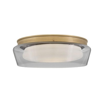 Fredrick Ramond Lighting Demi 1 - Light Flush Mount in  Heritage Brass