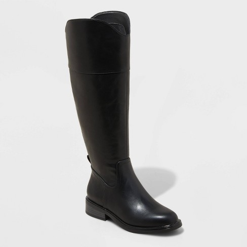 Black riding boots womens online