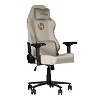 NicBex Adjustable Ergonomics Gaming Chair,360° Swivel Office Chairs with Head&Lumbar Pillow,90°-135° Reclining Chair for Office&Home,300lbs Max,Beige - 3 of 4