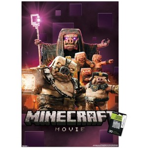 Trends International A Minecraft Movie - Hog Collage Unframed Wall Poster Prints - 1 of 4