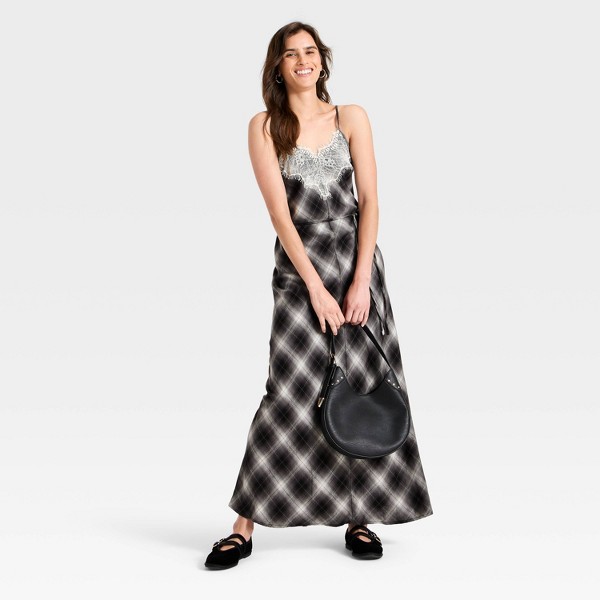Vestido largo de verano de algodón y encaje para mujer - Universal Thread™ 3