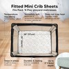 KeaBabies 2-Pack Isla Mini Crib Sheets, Pack and Play Sheets Fitted, Pack N Play Sheets, Fitted Crib Sheet - 2 of 4
