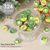Big Dot of Happiness You Got Served - Tennis - Baby Shower or Tennis Ball Birthday Party Small Round Candy Stickers - Party Favor Labels - 324 Count - 2 of 4