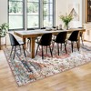 Washable Boho Rug for Living Room Bedroom, Soft Large Vintage Distressed Area Rug Non Slip Low Pile Floor Carpet - 4 of 4