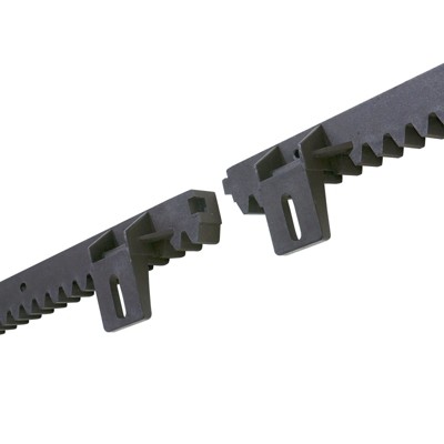 Black Nylon Gear Rack with Steel Insert for Sliding Gates