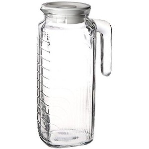 Bormioli Rocco Gelo Jug with White Lid, 41-Ounce - 1 of 4