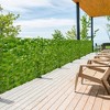 Costway 120" x 40" Artificial Ivy Privacy Fence Indoor Outdoor Green Leaves Wall Roll - 4 of 4