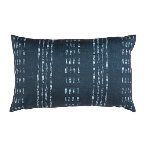 Madelyn Pillow - Deep Blue/white - 12