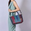 MKF Collection Bonnie Gradient Rainbow Faux Crocodile-Embossed Women’s Satchel & Wallet by Mia K - 3 of 4