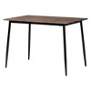 Baxton Studio Arnold Modern Industrial Grey Fabric and Metal 5-Piece Dining Set - 4 of 4