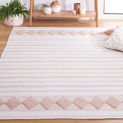 Ivory Cotton Classic Handwoven Flatweave 3'x5' Area Rug