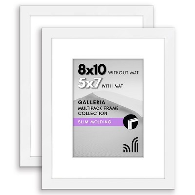 Americanflat Picture Frame with plexiglass - Hanging Hardware For Horizontal and Vertical Display