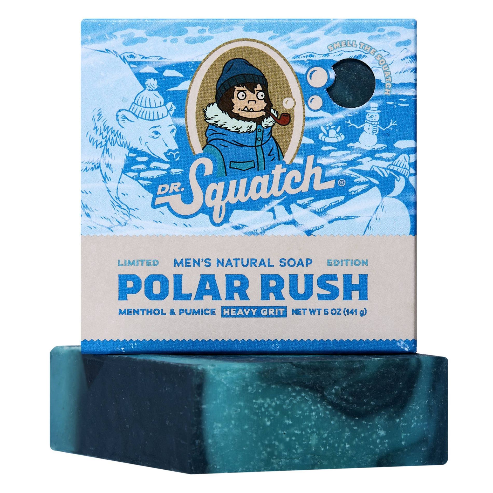 DR. SQUATCH Men's All Natural Bar Soap - Polar Rush - 5oz