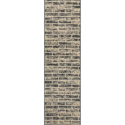 Nuloom Justina Abstract Brick Indoor and Outdoor Patio Area Rug