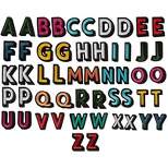 52 Alphabet Applique Patches, Iron on Patches, 2 Sets, Multicolored, 1.375" x 1"