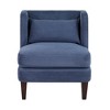 Corduroy Upholstery Modern Accent Chair with Foam Seat, Reversible Cushions, Removable Cover and Pillow - 2 of 4