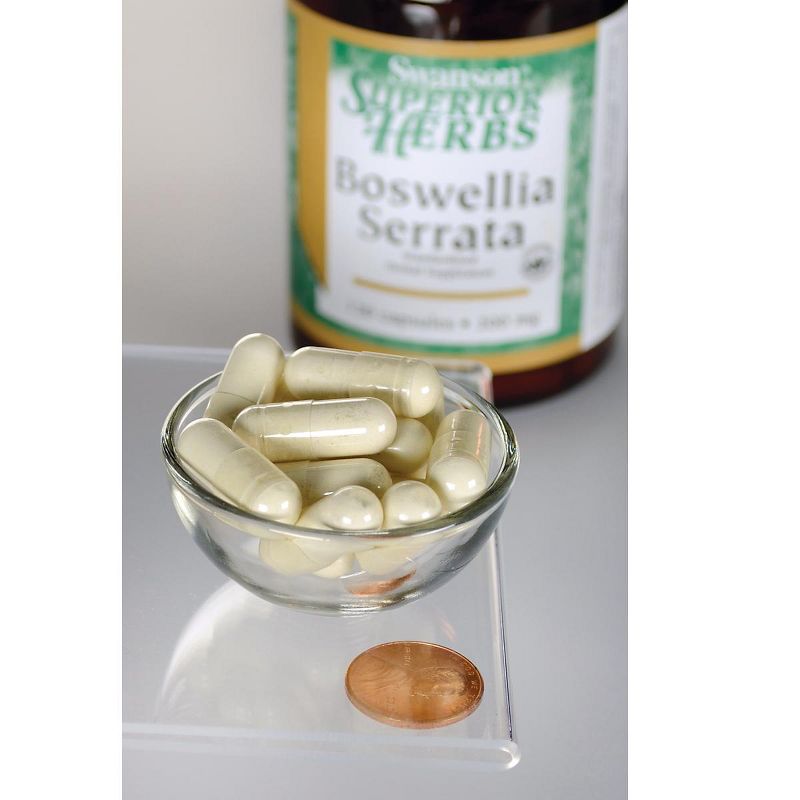 Swanson Herbal Supplements Whole Herb & Standardized Extract Boswellia Serrata Capsule 120ct, 3 of 4