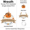 Big Dot of Happiness Happy Thanksgiving - Outdoor Fall Harvest Party Decor - Front Door Wreath - 3 of 4