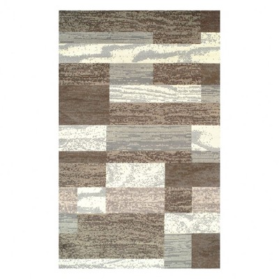 Contemporary Patchwork Geometric Indoor Area Rug by Blue Nile Mills