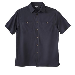 KingSize Short-Sleeve Pocket Sport Shirt - 1 of 4