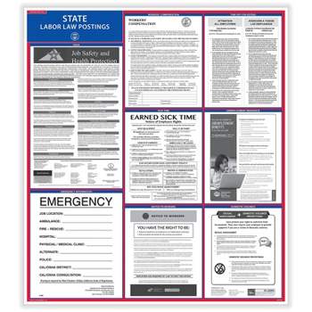  Complyright Federal (Bilingual), State and Healthcare  (English) Labor Law 1-Year Poster Service, Vermont (U1200cbohlthvt) :  Office Products