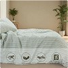 WiKineon Style Quilt Cover Set, Cut Flower Quilt Cover, Tufted Quilt Cover Three-piece Set, One Quilt Cover And Two Pillowcases,Queen Size - 2 of 4