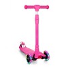 Kids Scooter, 3 Light Up Wheels, 4 Adjustable Height, ABEC-9 Bearings, Lean-to-Steer Kick Scooter, Outdoor Activities for Toddlers Boys & Girls - 2 of 4