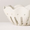 Large Wavy Edge Berry Bowl Sour Cream - Hearth & Hand™ with Magnolia - 3 of 3