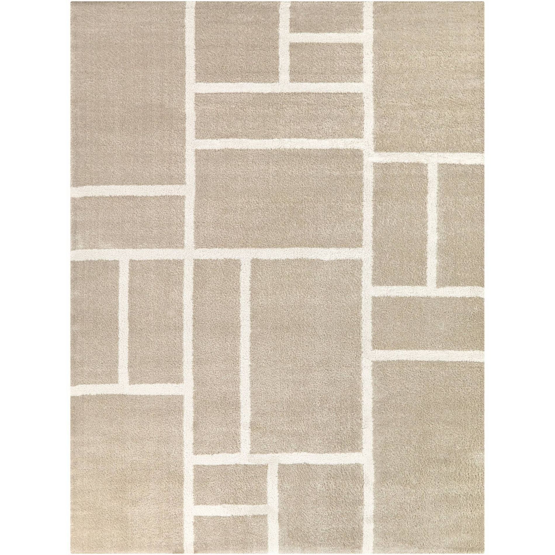 Balta Rugs 5'3"x7' Octavia Geometric Area Rug Beige