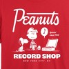 Women's - Peanuts - Record Shop Cropped Graphic T-Shirt - 2 of 4