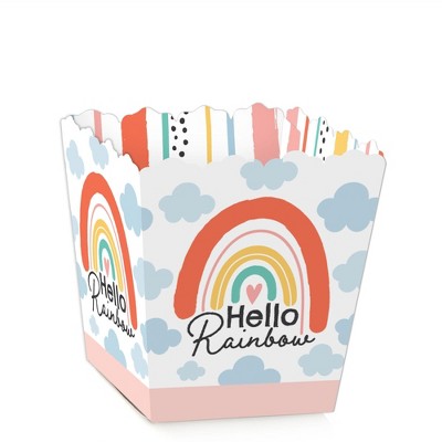 Big Dot Of Happiness Hello Rainbow - Party Mini Favor Boxes - Boho Baby ...