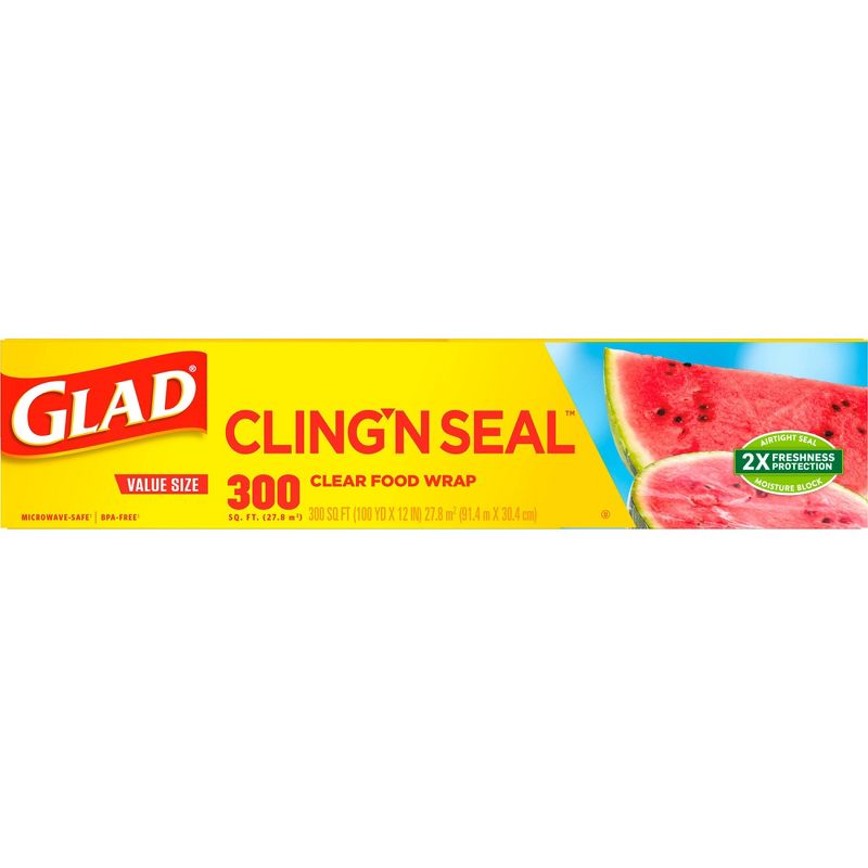 Glad Cling Wrap - 300 sq ft, 2 of 12