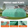 VEVOR Walk-in Tunnel Greenhouse, 29.2x9.7x6.5 ft Hoop House Greenhouse Tunnel with Galvanized Steel Frame, Green PE Cover, 12 Windows - 4 of 4