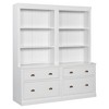 Polibi 2-Piece LED Bookcase Set with Drawers & Adjustable Shelves - 3 of 4