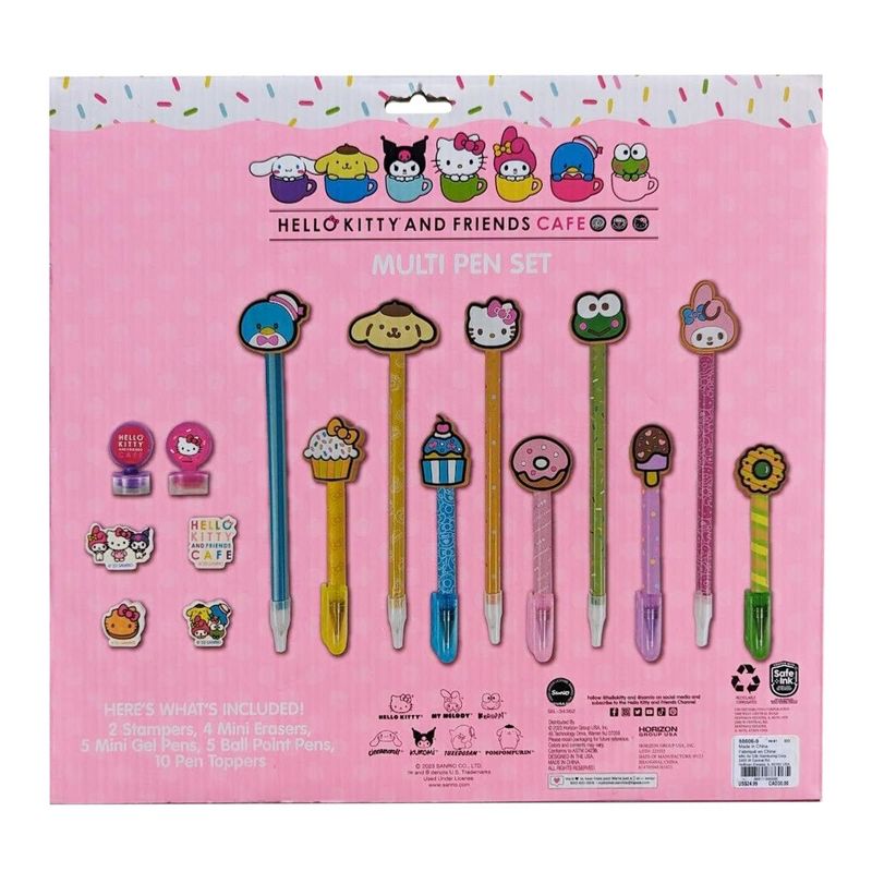 Horizon Group USA, Inc. Sanrio Hello Kitty and Friends Cafe Character Pen Set, 3 of 4