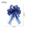 Unique Bargains Wedding Baskets Presents Large Pull Bow Bright Gift Wrapping Ribbon 5 Pcs - 2 of 4