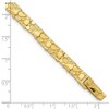 Black Bow Jewelry 7mm 14k Yellow Gold Nugget Link Bracelet, 8 Inch - 3 of 4