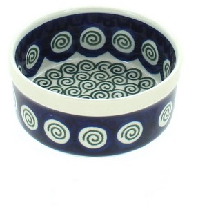 Blue Rose Polish Pottery 327 Ceramika Artystyczna Small Ramekin - 1 of 1