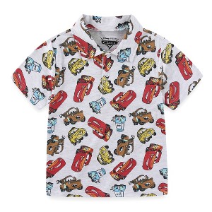 Disney Cars Boys Short Sleeve Polo Shirt for Toddler and Big Kids - Size 2T - 1 of 4