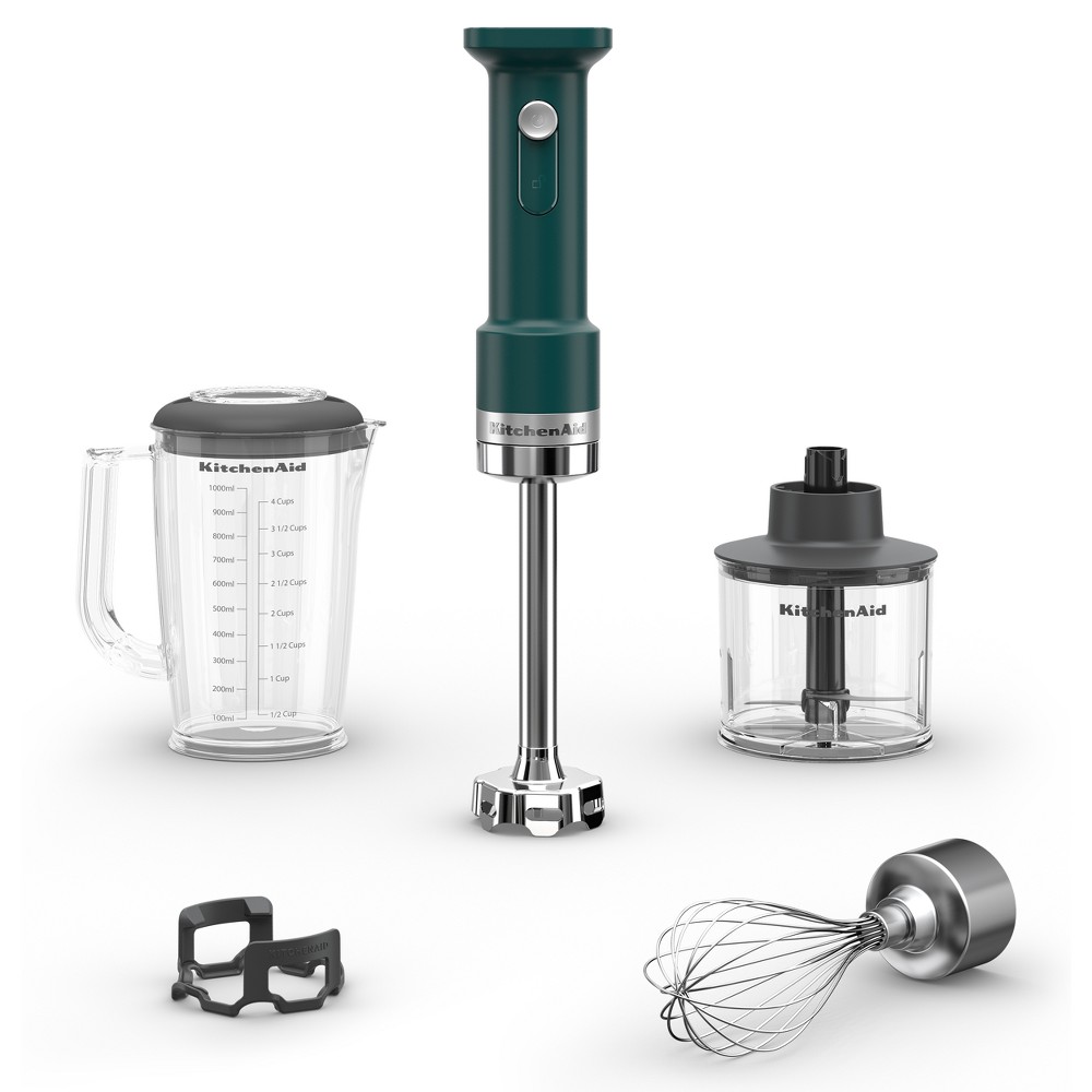 Photos - Mixer KitchenAid Go Cordless Hand Immersion Blender: Mixes, Blends, Chops, Whips, Dishwasher-Safe Parts, 1 Speed, Shaded Palm 