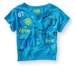 Aeropostale Womens Live Love Dream Pajama Sleep T-shirt - 1 of 1