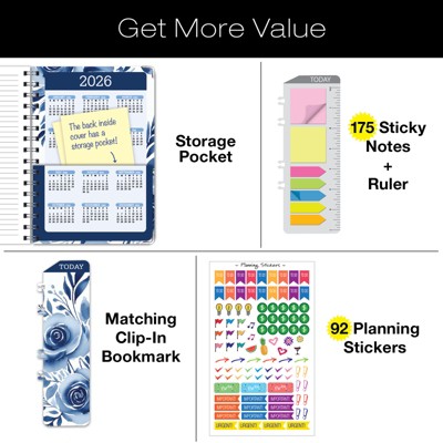Hardcover AY 2025-2026 Fashion Planner - 5.5"x8" (Tree Seasons)