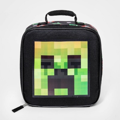 minecraft backpack and lunchbox