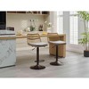 Vynxaria Gray Rattan Swivel Accent Chairs - Set of 2, Adjustable Counter Height - 3 of 4
