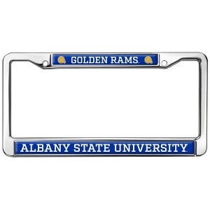 Albany State University Rams Full Size Standard License Plate Metal Frame - 1 of 4