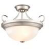 Millennium Lighting 2 - Light Flush Mount in  Satin Nickel - 3 of 4