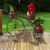 Sorbus Tricycle Plant Stand - Flower Pot Cart Holder - Ideal for Home, Garden, Patio - Great Gift for Plant Lovers (Bronze) - 2 of 4