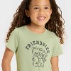 Toddler Girls' Friendsies Bears Graphic T-Shirt - Cat & Jack™ Olive Green - 2 of 4