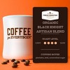 Fresh Roasted Coffee, Organic Black Knight Artisan Blend, Dark Roast Ground Coffee - 2 of 4